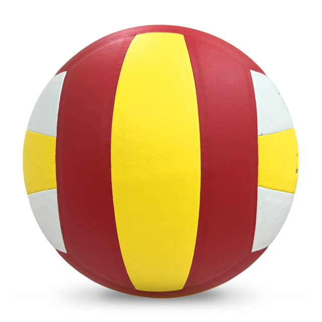 Direct Manufacturer's Customizable Size 5 PVC Leather Hand-Sewn Seamless Volleyball for Indoor/Outdoor Use,Arc Bleu Sports