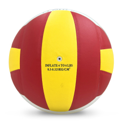 Direct Manufacturer's Customizable Size 5 PVC Leather Hand-Sewn Seamless Volleyball for Indoor/Outdoor Use,Arc Bleu Sports