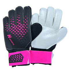 Best Quality Customizable Gaelic Football Gloves New PU Leather Latex Goalkeeper Protection Outdoor Sports Training Guanti,Blue Arc Sports