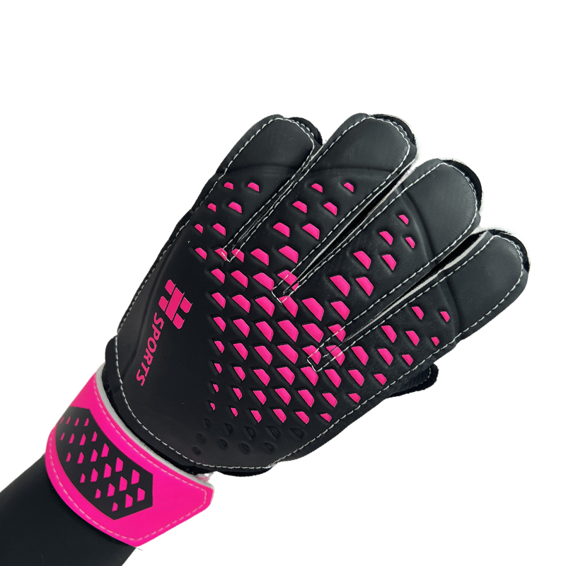 Best Quality Customizable Gaelic Football Gloves New PU Leather Latex Goalkeeper Protection Outdoor Sports Training Guanti,Blue Arc Sports