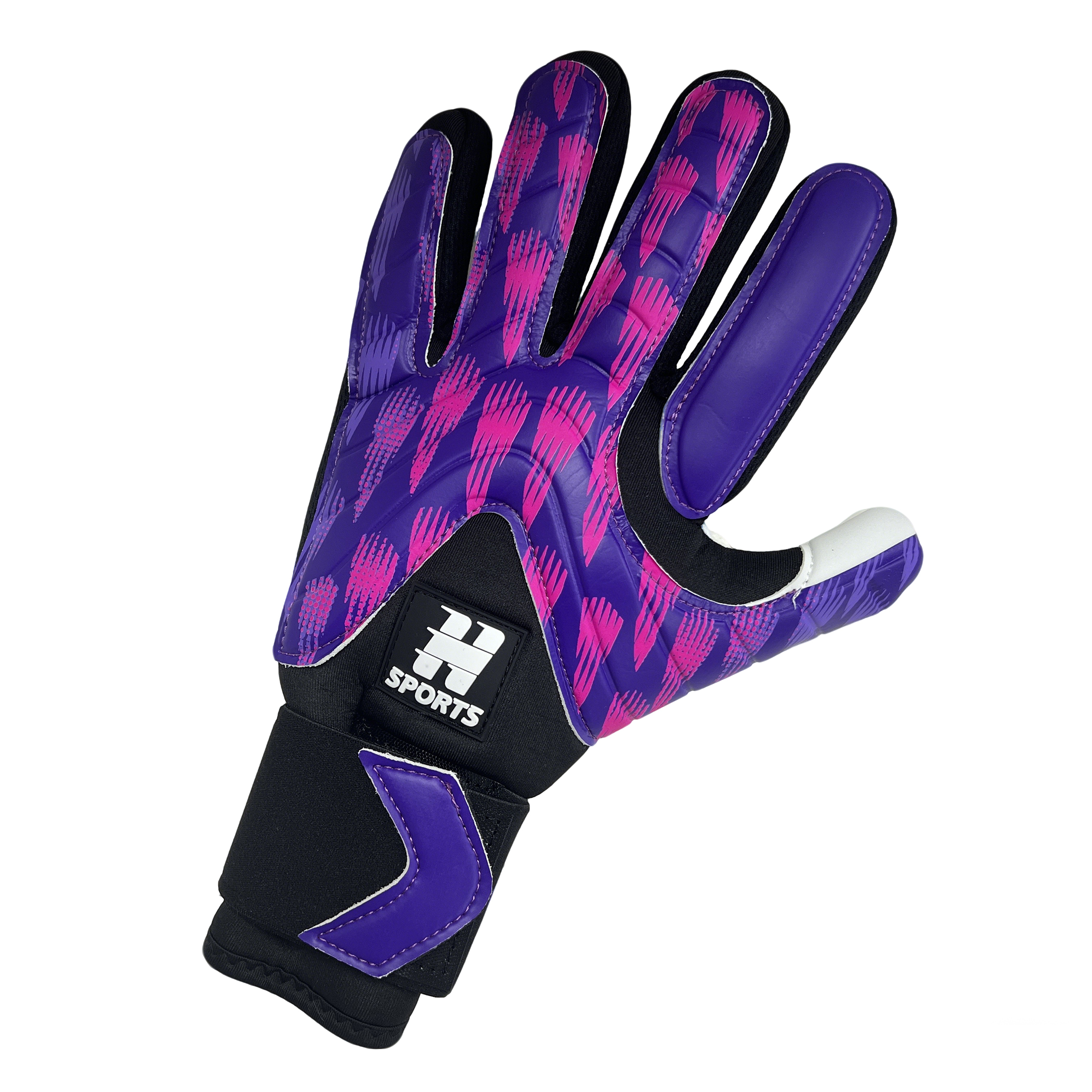 Best Quality Customizable Gaelic Football Gloves New PU Leather Latex Goalkeeper Protection Outdoor Sports Training Guanti,Blue Arc Sports