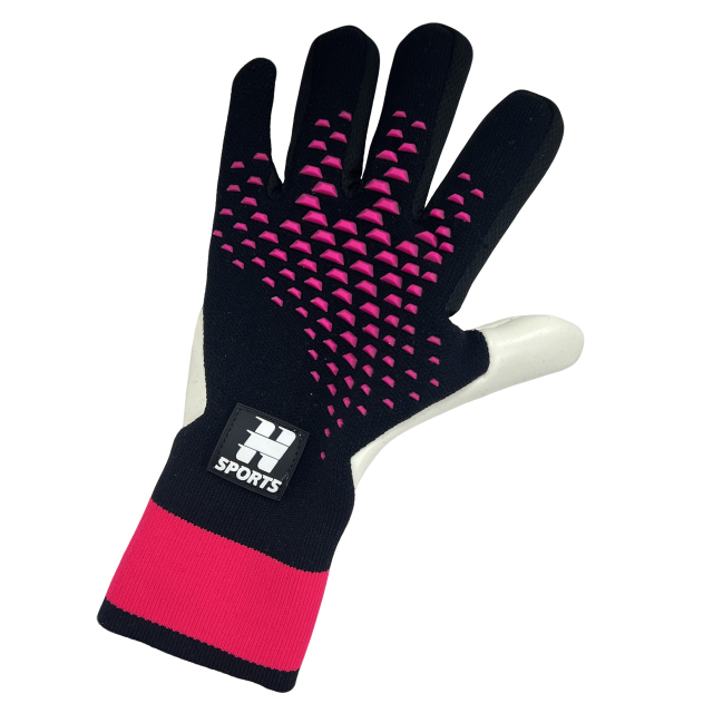 Best-Goalkeeper Professional Football Gloves PU Leather Rubber Latex Breathable Buckle Anti-Slip Anti-Fall Training Outdoor Use,Blue Arc Sports