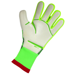 Best-Goalkeeper Professional Football Gloves PU Leather Rubber Latex Breathable Buckle Anti-Slip Anti-Fall Training Outdoor Use,Sukan Arka Biru