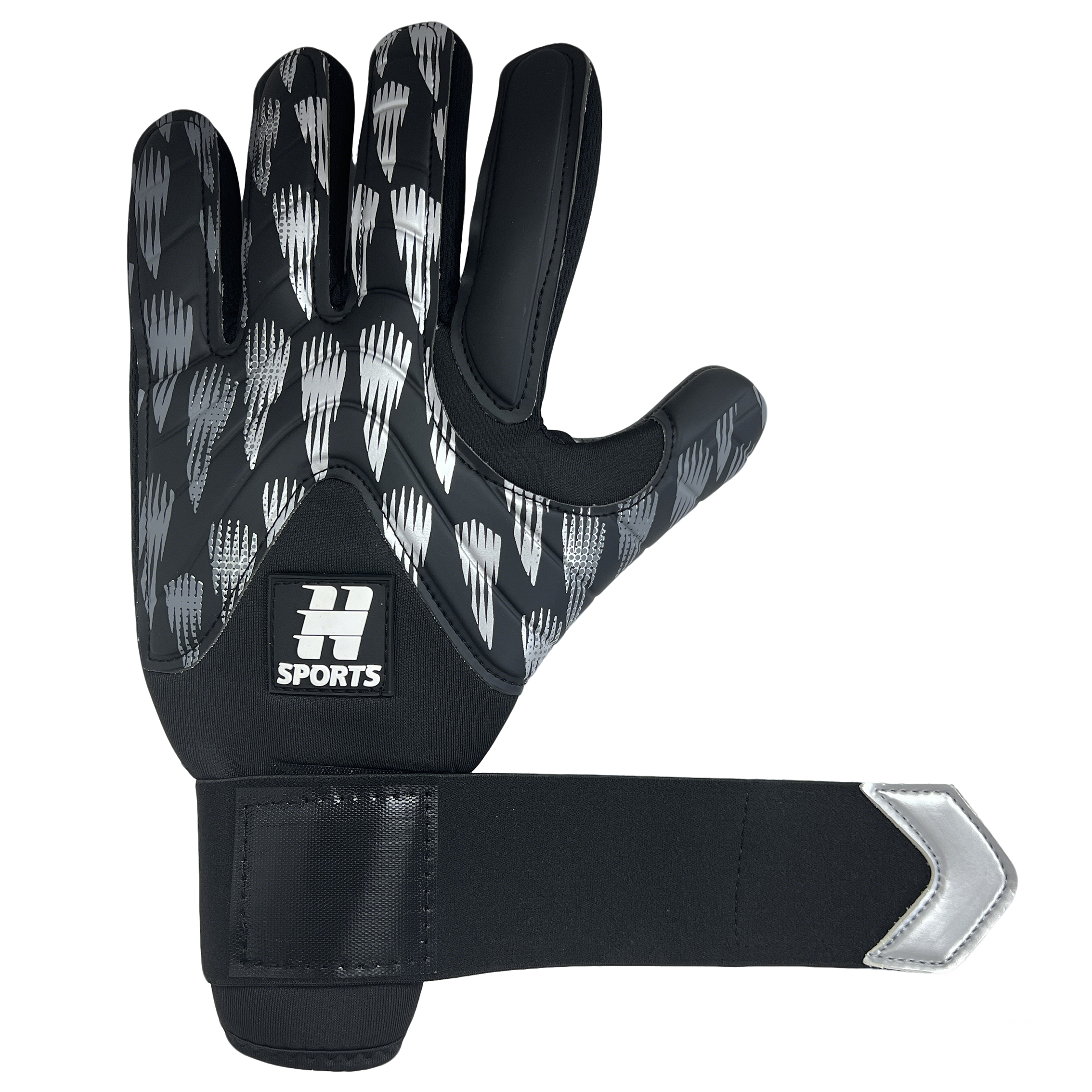Best Quality Customizable Gaelic Football Gloves New PU Leather Latex Goalkeeper Protection Outdoor Sports Training Guanti,Blue Arc Sports