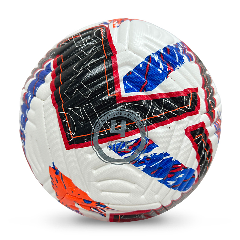 High Quality Size 4 Soccer Ball Machine-Sewn PVC with Print Logo for Sports Training Leisure Competitive Matches,بلو آرك سبورتس