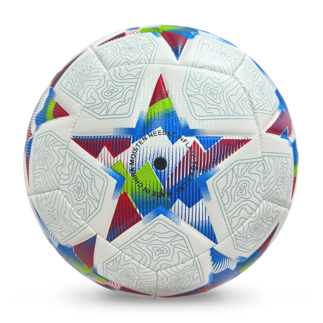 High Quality Size 5 Soccer Ball Machine-Sewn PU with Print Logo for Sports Training Leisure Competitive Matches,بلو آرك سبورتس