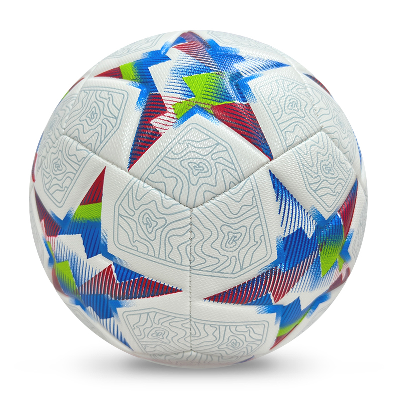 High Quality Size 5 Soccer Ball Machine-Sewn PU with Print Logo for Sports Training Leisure Competitive Matches,بلو آرك سبورتس