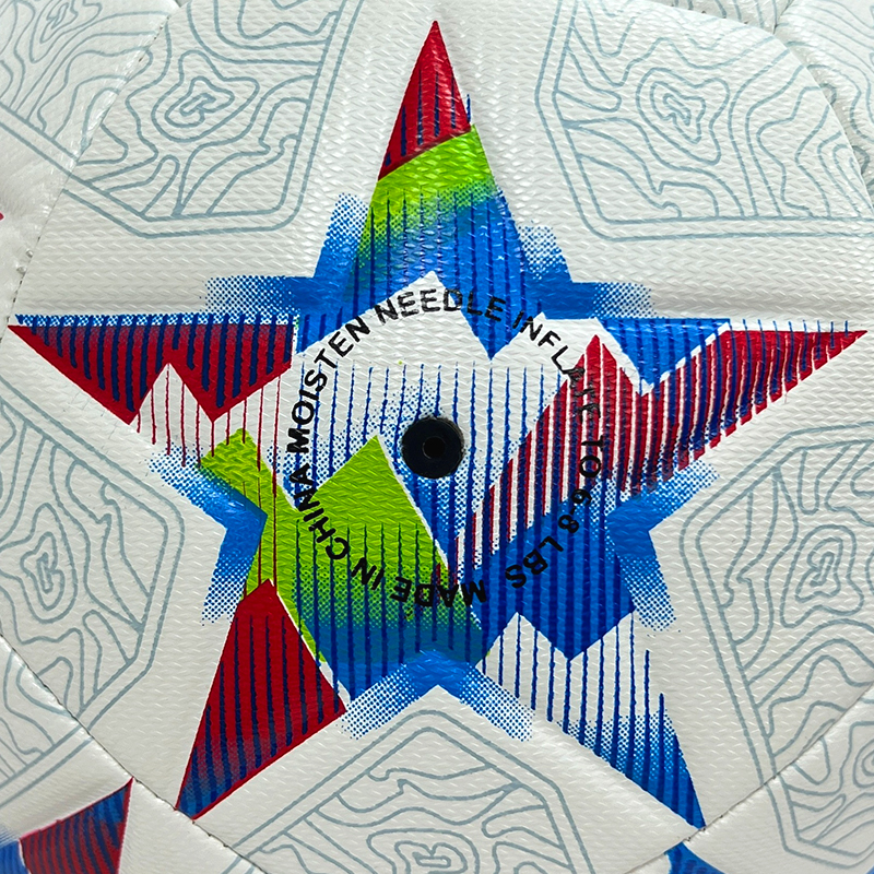 High Quality Size 5 Soccer Ball Machine-Sewn PU with Print Logo for Sports Training Leisure Competitive Matches,بلو آرك سبورتس