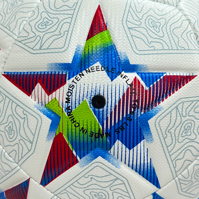 High Quality Size 5 Soccer Ball Machine-Sewn PU with Print Logo for Sports Training Leisure Competitive Matches,بلو آرك سبورتس