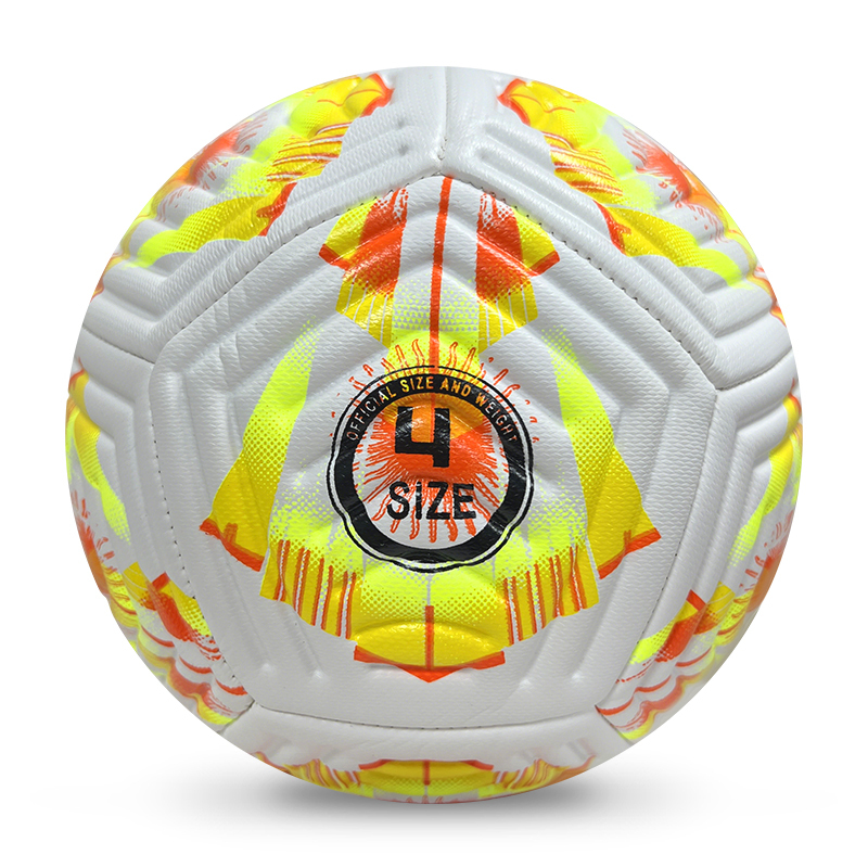 High Quality Size 4 Soccer Ball Machine-Sewn PU with Print Logo for Sports Training Leisure Competitive Matches,بلو آرك سبورتس