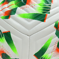High Quality Size 5 Soccer Ball Machine-Sewn PVC with Print Logo for Sports Training Leisure Competitive Matches,Blue Arc Sports