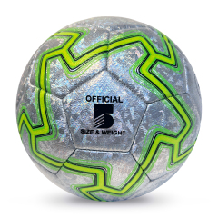 High Quality Size 5 Soccer Ball Machine-Sewn PVC with Print Logo for Sports Training Leisure Competitive Matches,Arc Bleu Sports