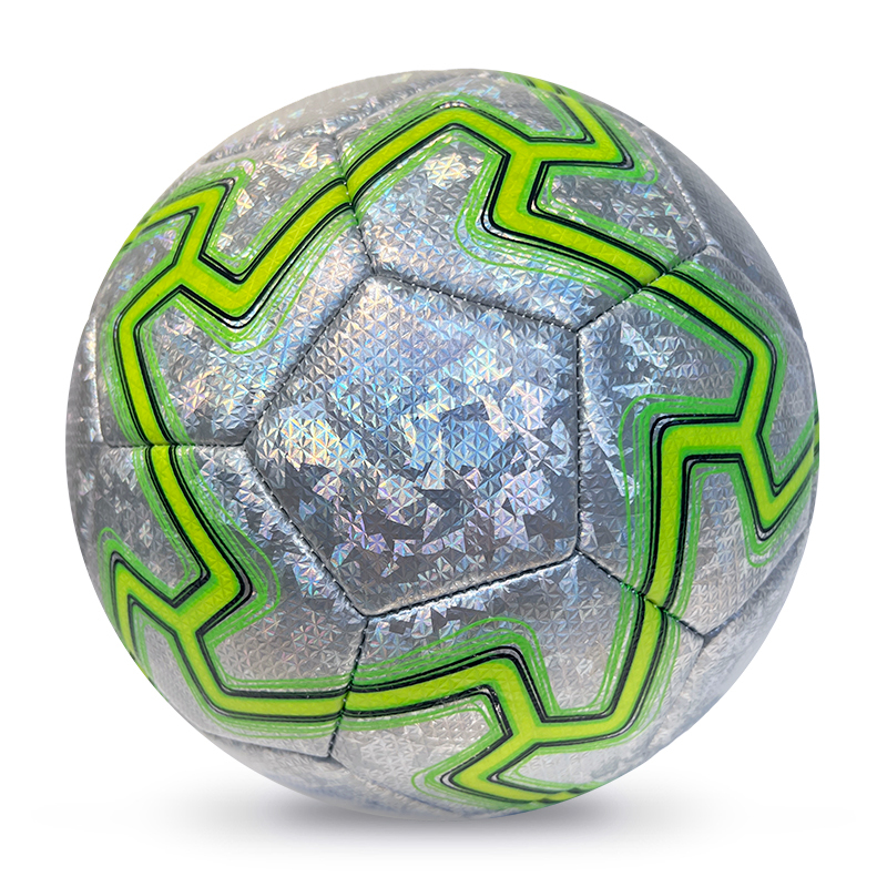 High Quality Size 5 Soccer Ball Machine-Sewn PVC with Print Logo for Sports Training Leisure Competitive Matches,Arc Bleu Sports