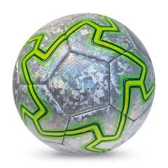 High Quality Size 5 Soccer Ball Machine-Sewn PVC with Print Logo for Sports Training Leisure Competitive Matches,Arc Bleu Sports