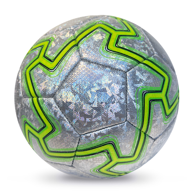 High Quality Size 5 Soccer Ball Machine-Sewn PVC with Print Logo for Sports Training Leisure Competitive Matches,Arc Bleu Sports