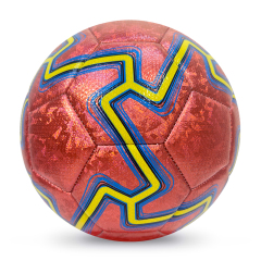High Quality Size 5 Soccer Ball Machine-Sewn PVC with Print Logo for Sports Training Leisure Competitive Matches,Arc Bleu Sports