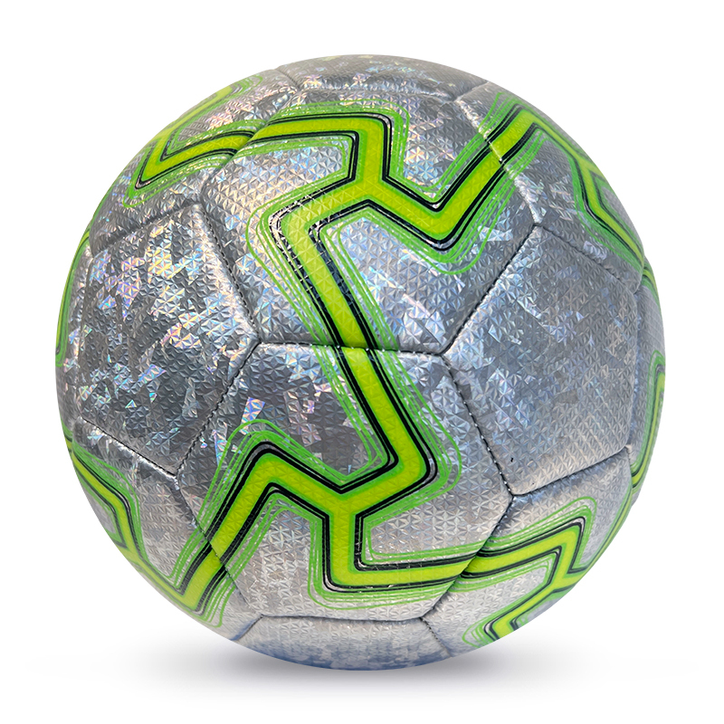 High Quality Size 5 Soccer Ball Machine-Sewn PVC with Print Logo for Sports Training Leisure Competitive Matches,Arc Bleu Sports