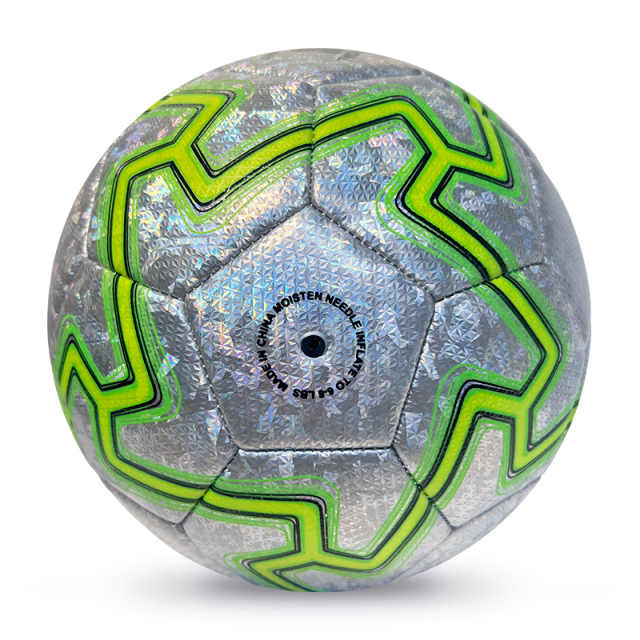 High Quality Size 5 Soccer Ball Machine-Sewn PVC with Print Logo for Sports Training Leisure Competitive Matches,Arc Bleu Sports