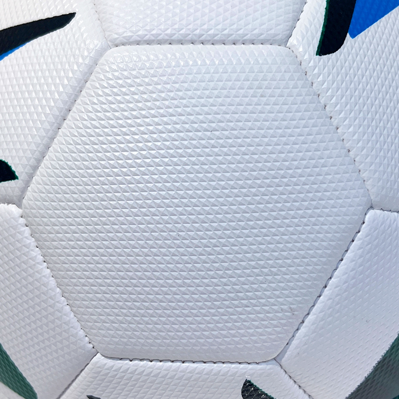 High Quality Size 5 Soccer Ball Machine-Sewn PVC with Print Logo for Sports Training Leisure Competitive Matches,Blue Arc Sports