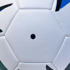 High Quality Size 5 Soccer Ball Machine-Sewn PVC with Print Logo for Sports Training Leisure Competitive Matches,Blue Arc Sports