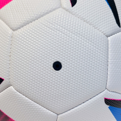 High Quality Size 5 Soccer Ball Machine-Sewn PVC with Print Logo for Sports Training Leisure Competitive Matches,Arc Bleu Sports