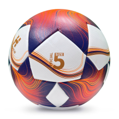 2025 High Quality Customized PU Foam Leather Football Ball Size 5 Popular Design for Sports Matches Training,ブルーアークスポーツ