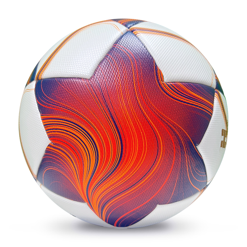 2025 High Quality Customized PU Foam Leather Football Ball Size 5 Popular Design for Sports Matches Training,ブルーアークスポーツ