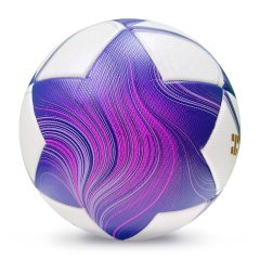 2025 High Quality Customized PU Foam Leather Football Ball Size 5 Popular Design for Sports Matches Training,Blue Arc Sports