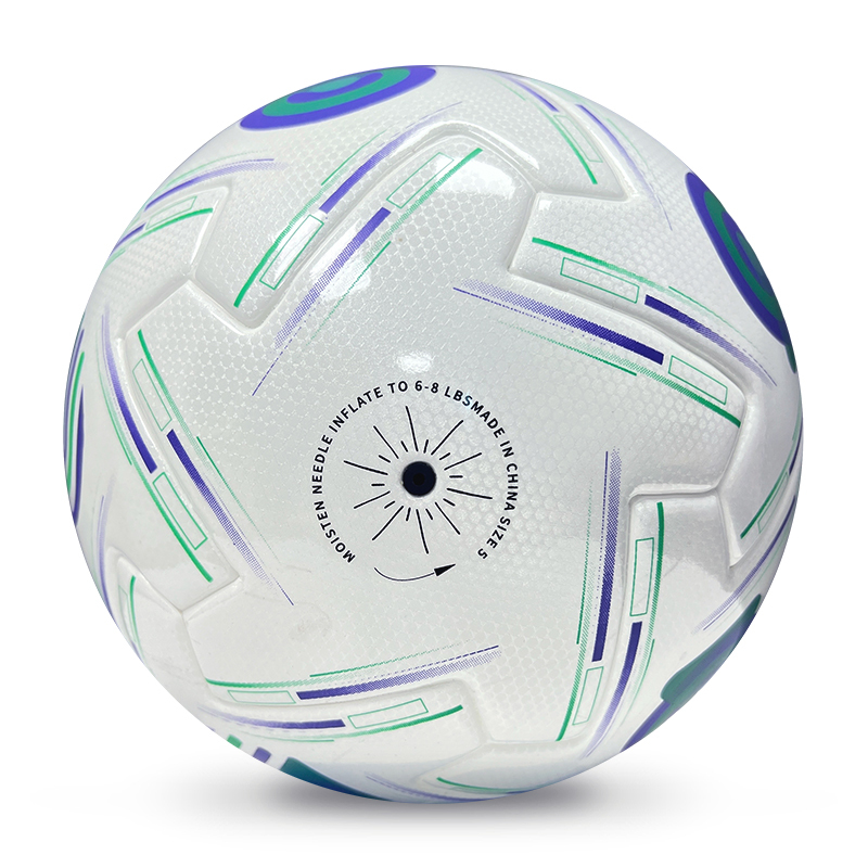 2025 High Quality Football New Fashion Customize Logo Soccer Ball For Game,Blue Arc Sports
