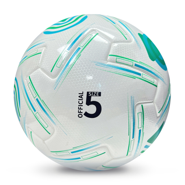 2025 High Quality Football New Fashion Customize Logo Soccer Ball For Game,Blue Arc Sports