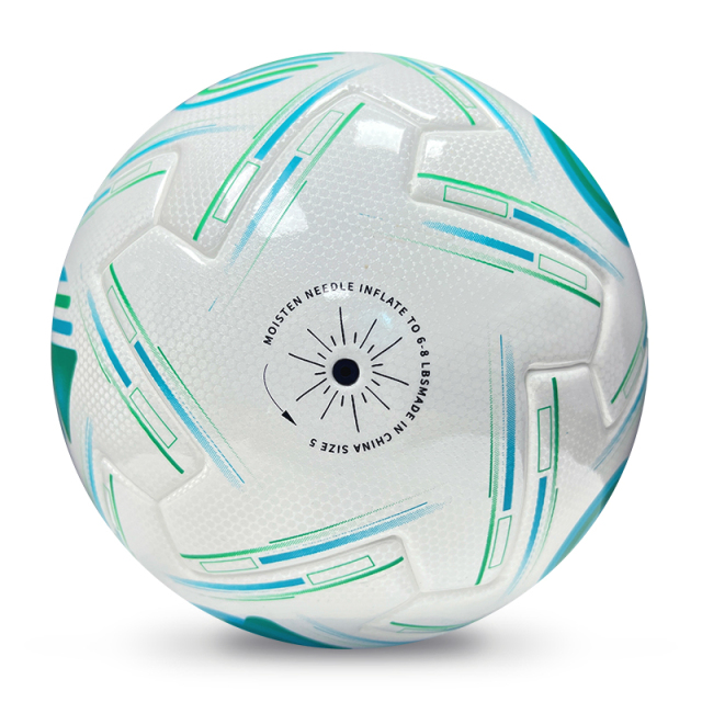 2025 High Quality Football New Fashion Customize Logo Soccer Ball For Game,Blue Arc Sports