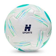 2025 High Quality Customized PU Foam Leather Football Ball Size 5 Popular Design for Sports Matches Training,Blue Arc Sports