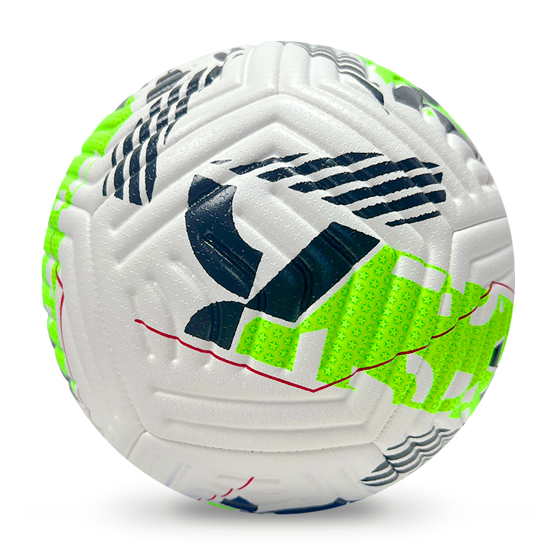 High Quality Size 5 Soccer Ball Machine-Sewn PVC with Print Logo for Sports Training Leisure Competitive Matches,Arc Bleu Sports