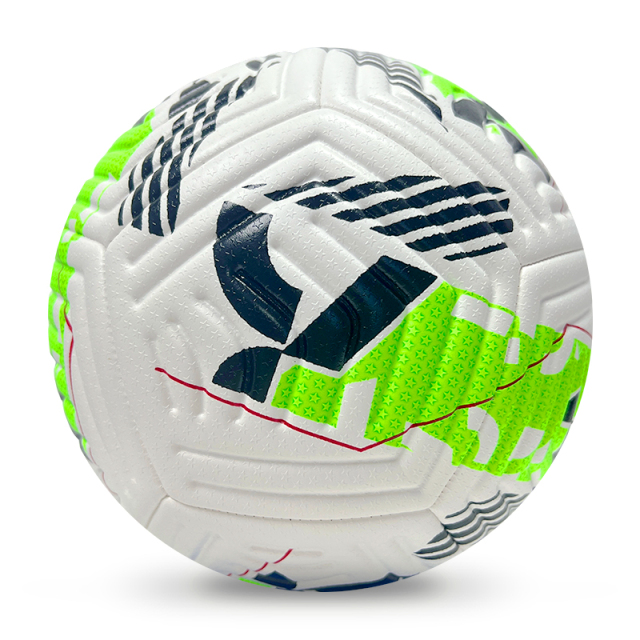 High Quality Size 5 Soccer Ball Machine-Sewn PVC with Print Logo for Sports Training Leisure Competitive Matches,Arc Bleu Sports