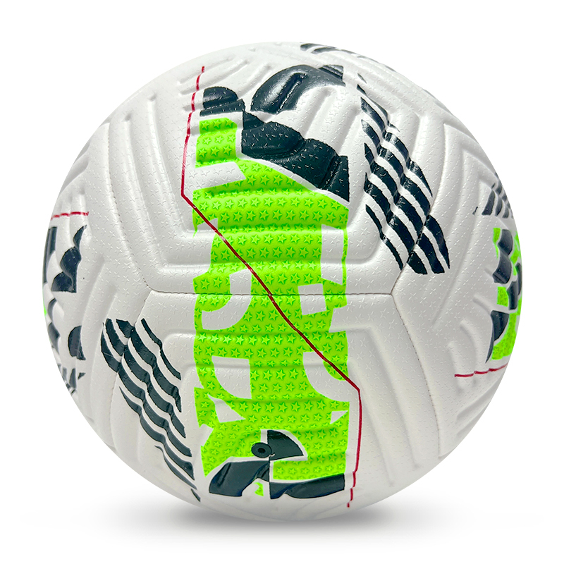 High Quality Size 5 Soccer Ball Machine-Sewn PVC with Print Logo for Sports Training Leisure Competitive Matches,Arc Bleu Sports