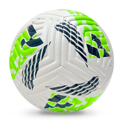 High Quality Size 5 Soccer Ball Machine-Sewn PVC with Print Logo for Sports Training Leisure Competitive Matches,Arc Bleu Sports