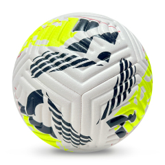 High Quality Size 5 Soccer Ball Machine-Sewn PVC with Print Logo for Sports Training Leisure Competitive Matches,Blue Arc Sports