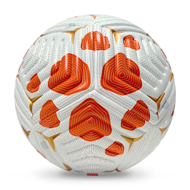 High Quality Size 5 Soccer Ball Machine-Sewn PVC with Print Logo for Sports Training Leisure Competitive Matches,Blue Arc Sports