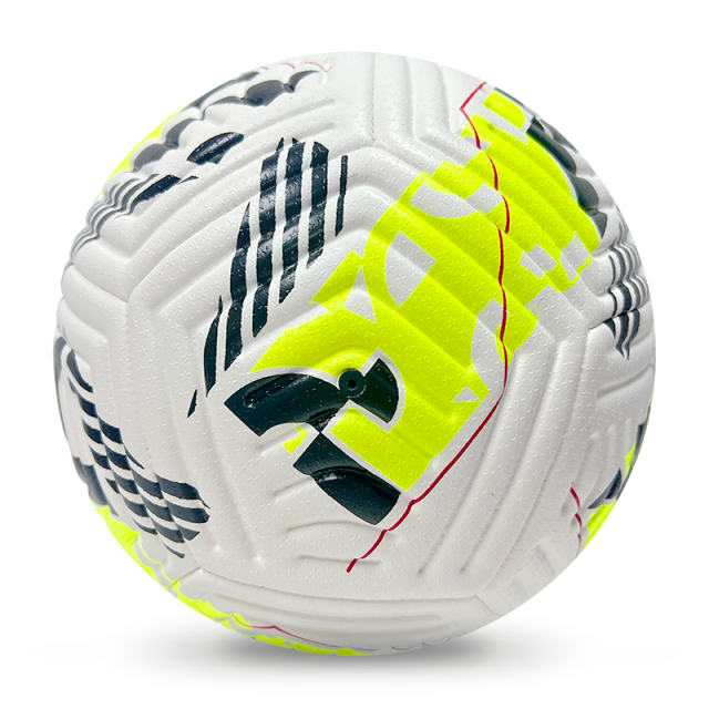 High Quality Size 5 Soccer Ball Machine-Sewn PVC with Print Logo for Sports Training Leisure Competitive Matches,Blue Arc Sports