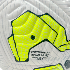 High Quality Size 5 Soccer Ball Machine-Sewn PVC with Print Logo for Sports Training Leisure Competitive Matches,Blue Arc Sports