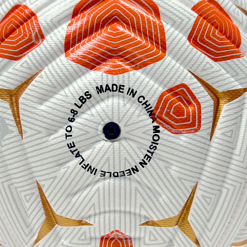 High Quality Size 5 Soccer Ball Machine-Sewn PVC with Print Logo for Sports Training Leisure Competitive Matches,Blue Arc Sports
