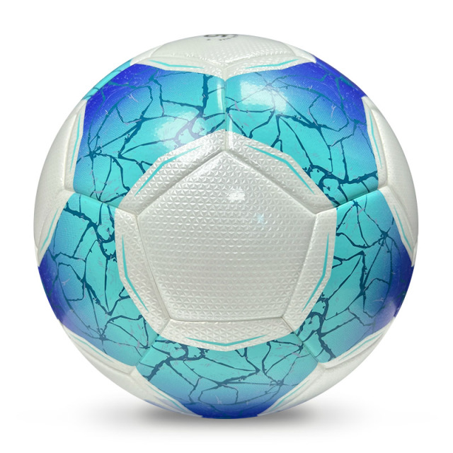 2025 High Quality Football New Fashion Customize Logo Soccer Ball For Game,Blue Arc Sports