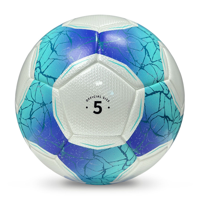 2025 High Quality Football New Fashion Customize Logo Soccer Ball For Game,Blue Arc Sports
