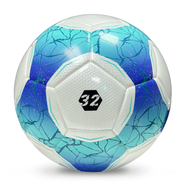 2025 High Quality Football New Fashion Customize Logo Soccer Ball For Game,Blue Arc Sports