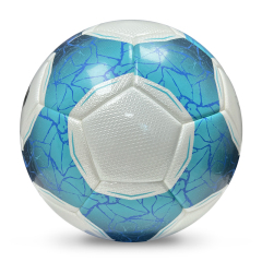2025 High Quality Football New Fashion Customize Logo Soccer Ball For Game,Blue Arc Sport
