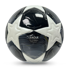 Customizable Adult Soccer Ball Size 5/4 for Indoor/Outdoor Use Glued Match Seamless PU Leather Football Direct from Manufacturer,Blue Arc Sports