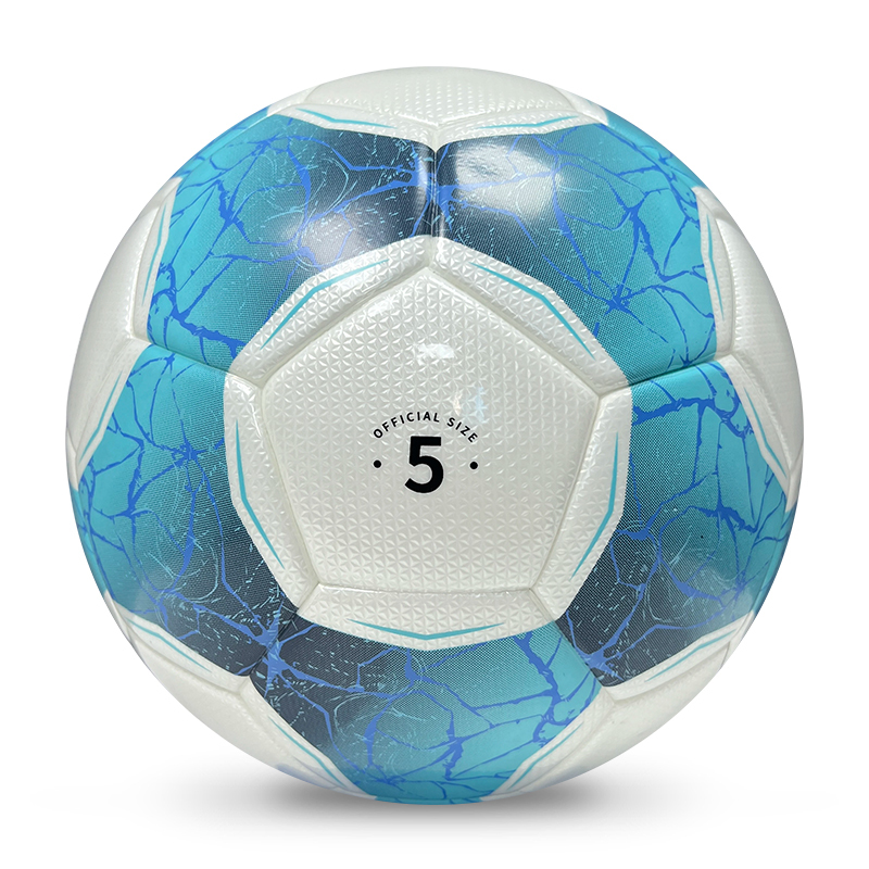 2025 High Quality Football New Fashion Customize Logo Soccer Ball For Game,Blue Arc Sport