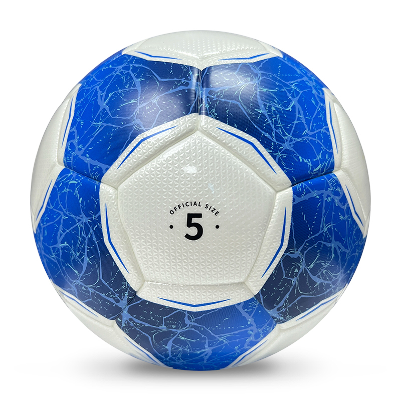 2025 High Quality Football New Fashion Customize Logo Soccer Ball For Game,Blue Arc Sports
