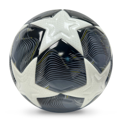 Customizable Adult Soccer Ball Size 5/4 for Indoor/Outdoor Use Glued Match Seamless PU Leather Football Direct from Manufacturer,Blue Arc Sports