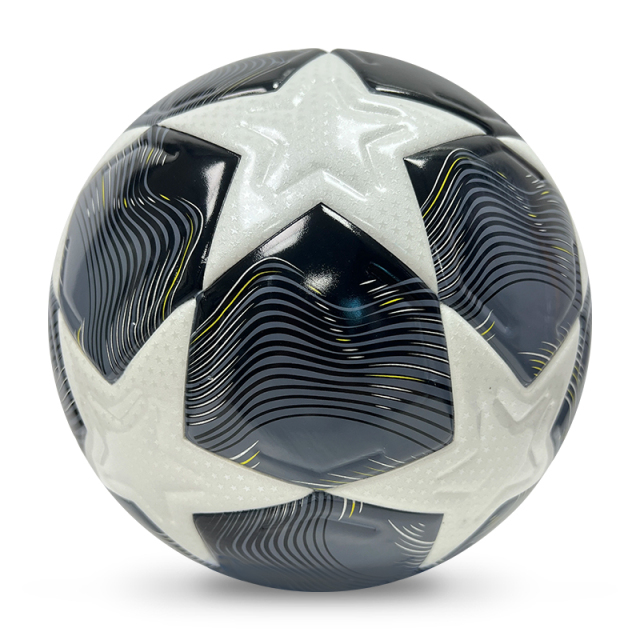 Customizable Adult Soccer Ball Size 5/4 for Indoor/Outdoor Use Glued Match Seamless PU Leather Football Direct from Manufacturer,Blue Arc Sports